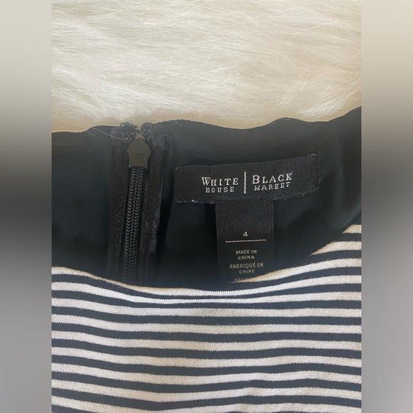 White House Black Market sz 4 Sleeveless Pencil Sheath Dress NO BELT - Picture 2 of 11